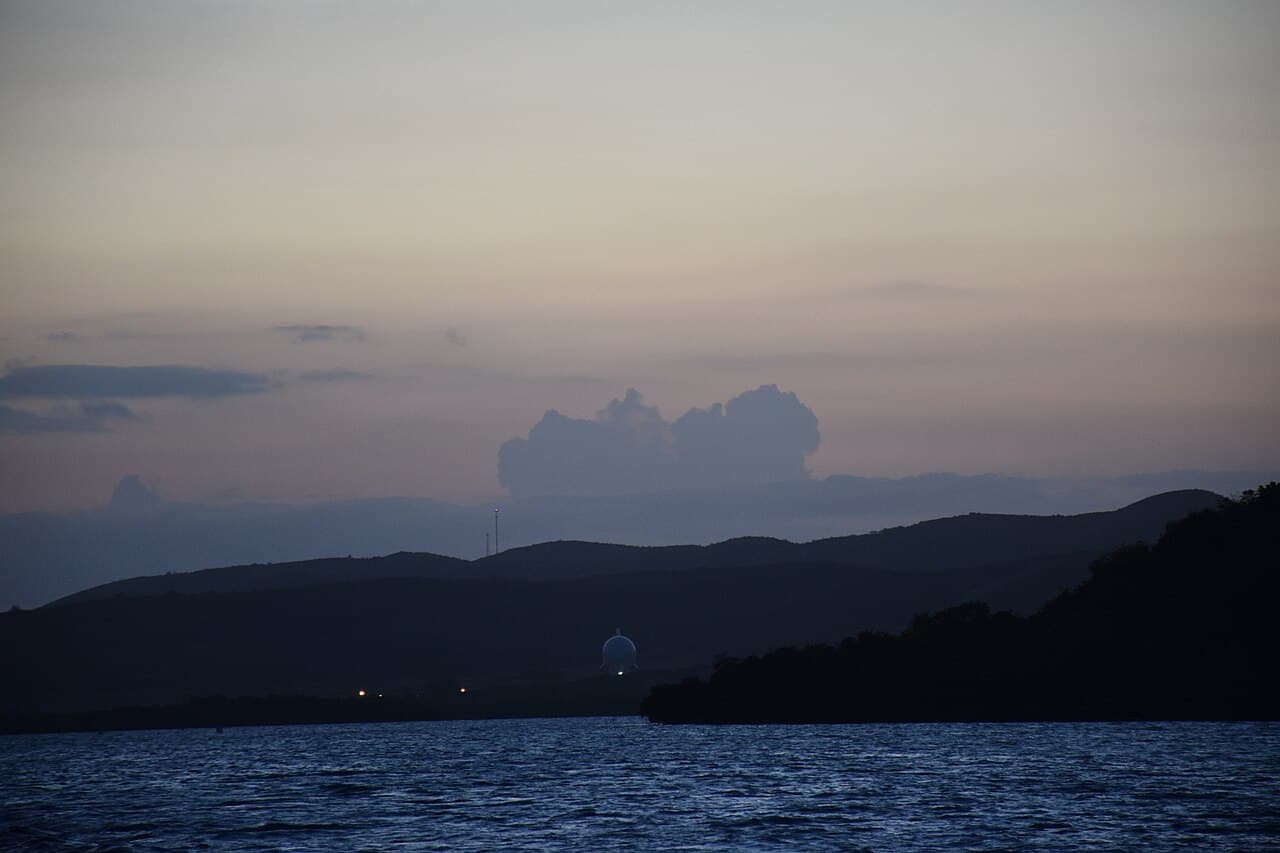 Night boat tour on the bioluminescent bay at La Parguera, Lajas, Puerto Rico